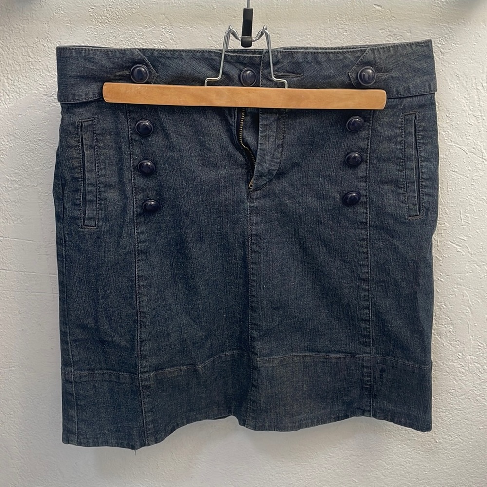 Anthropologie Idra Jean Skirt